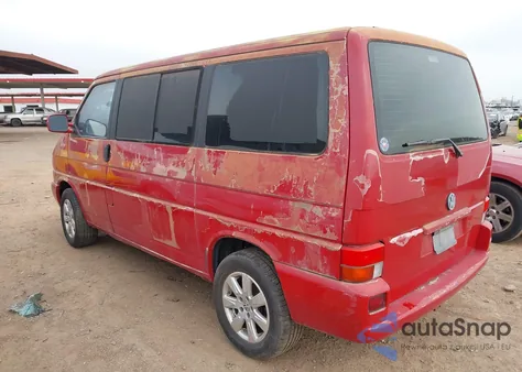 1999 Volkswagen Eurovan Mv from USA, damaged, VIN WV2MH2701XH001411